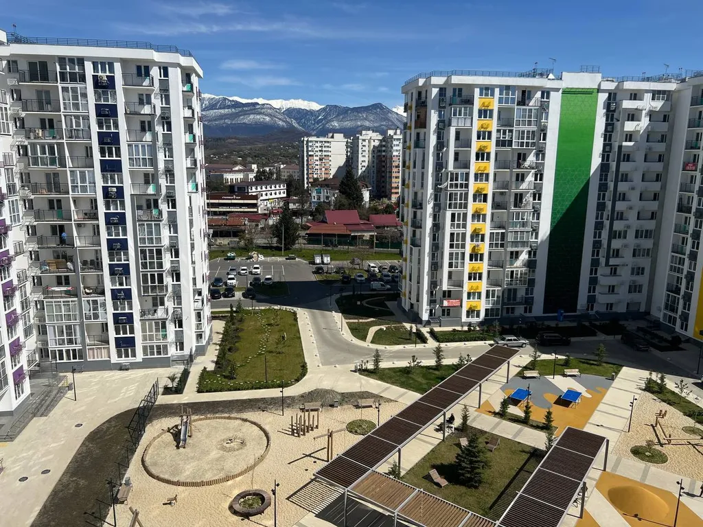 Квартира Квартира Однокомнатный делюкс с видом на горы — Сириус