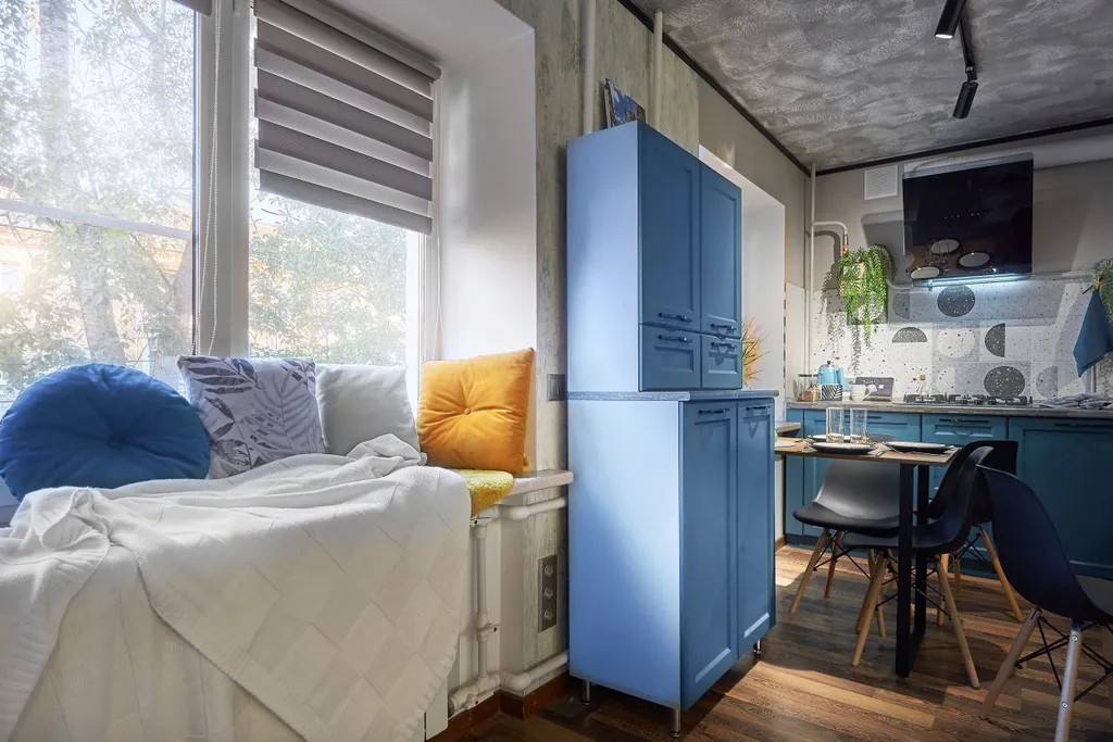 Лофт-студия в центре, с дизайнерским ремонтом, wi-fi