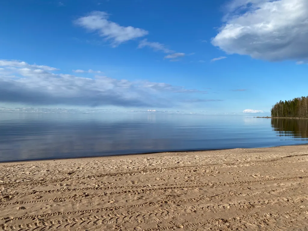 Коттедж Новый дом на Ладоге рядом с пляжем — Приозерск