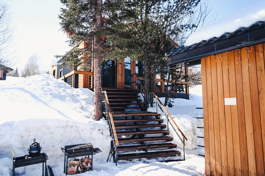 Барнхаус Chamonix c панорамными окнами