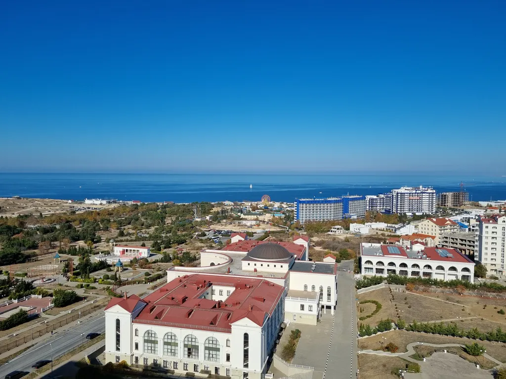 Панорамный вид на море