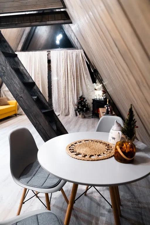 Дом А-Фрейм с террасой №3