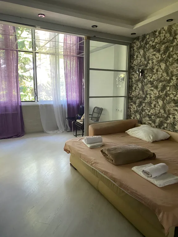 Квартира Просторная 2-комнатная квартира у моря в центре — Адлер