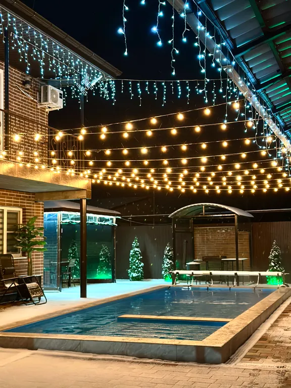 Коттедж Дом с сауной и бассейном — аренда посуточно в Веселый