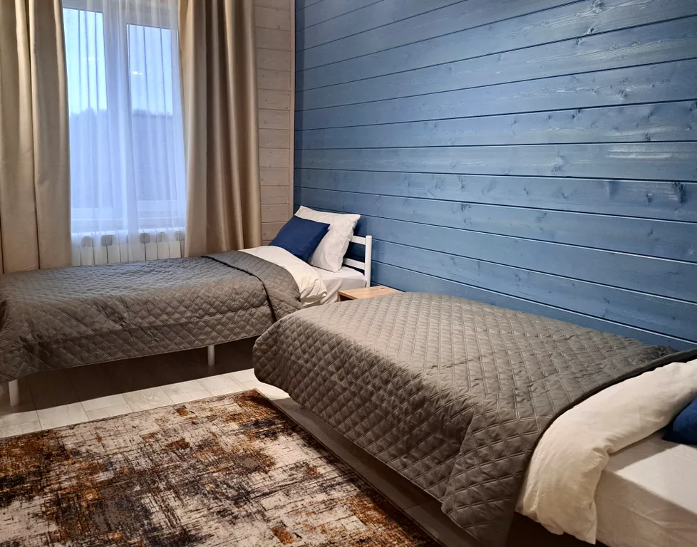 Домик для отдыха с гриль-мангалом, костровой и батутом