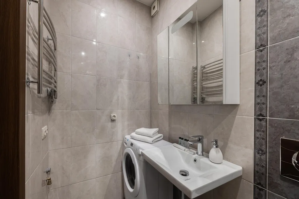 Квартира Апартаменты Symphony с 2 отдельными спальнями в жилом небоскребе — Москва