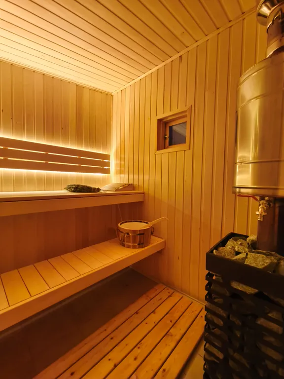 Skandi рыбка загородный дом у пруда в Подмосковье