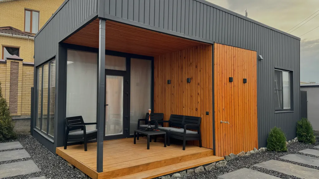 Уютный дом с крытым бассейном