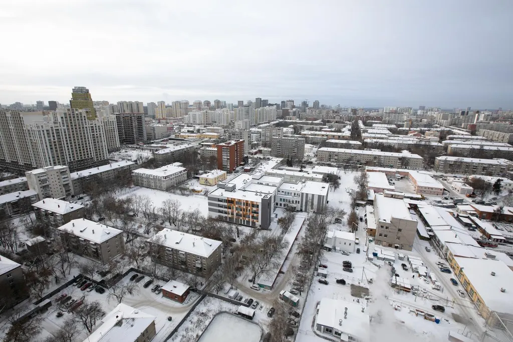 Квартира Квартира Студия на 27 этаже Автовокзал — Екатеринбург