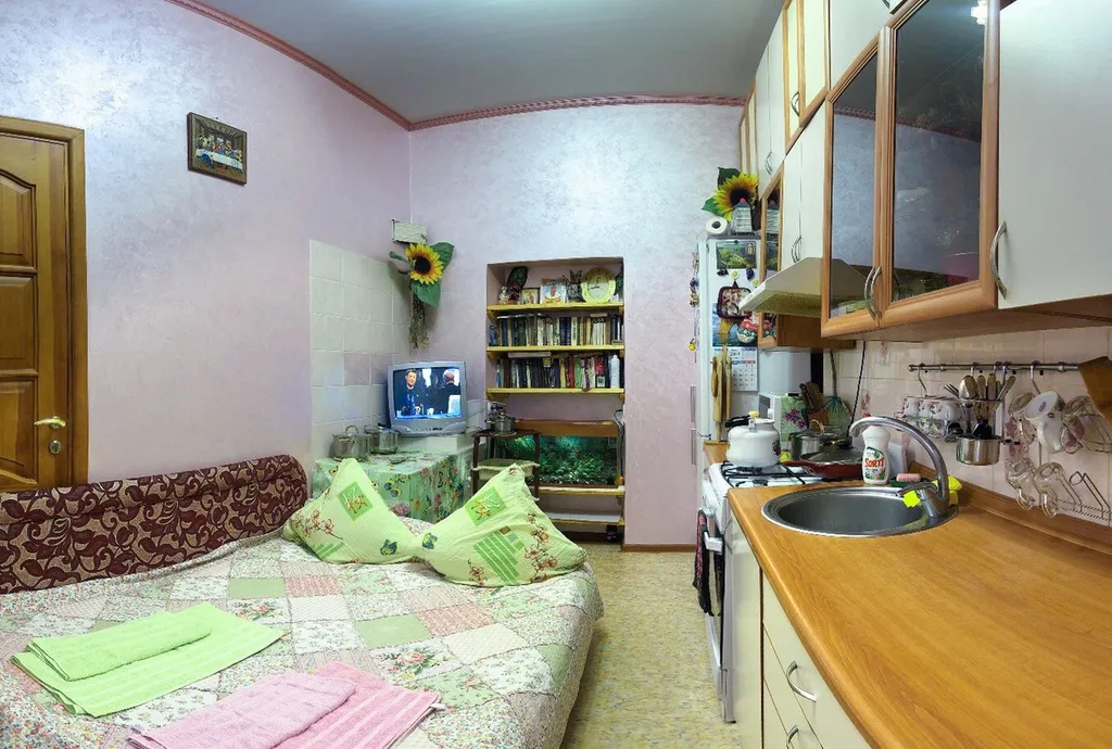 Зеленый дворик в центре города