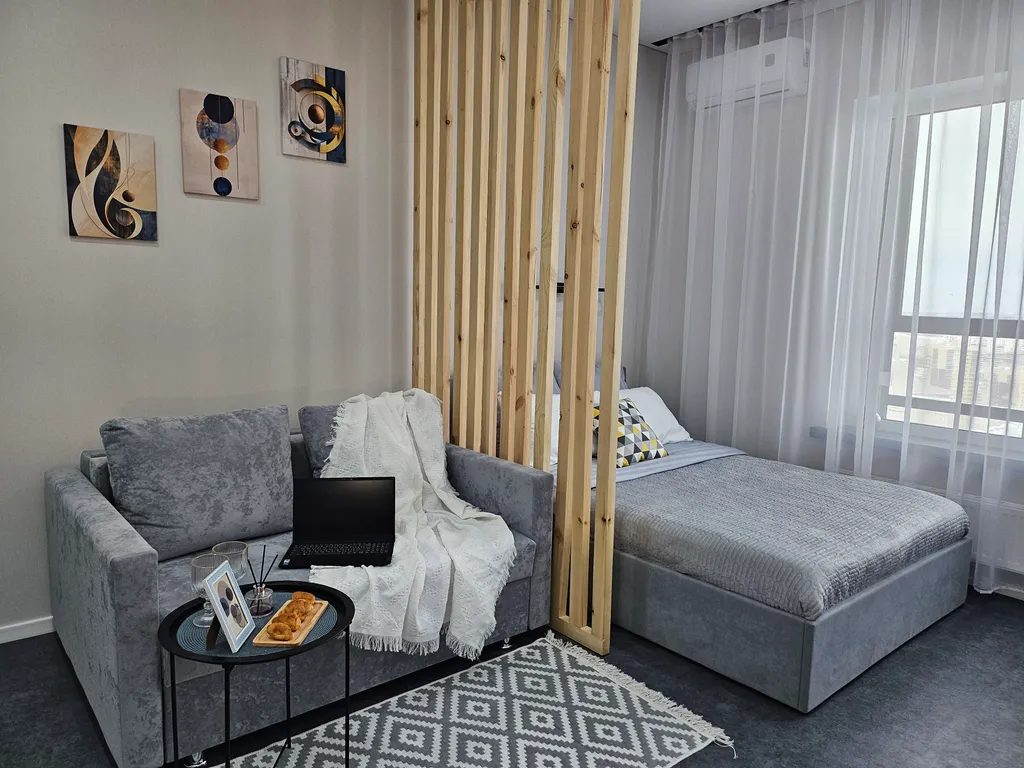 Квартира Комфорт с видом на ла трактор, вид на город с 26 этажа — аренда посуточно в Челябинск