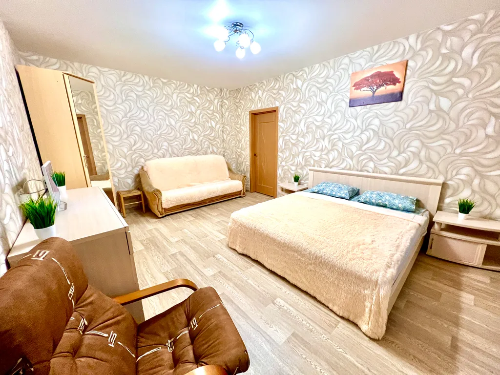 Уютная 1-комнатная квартира рядом с рекой Волга