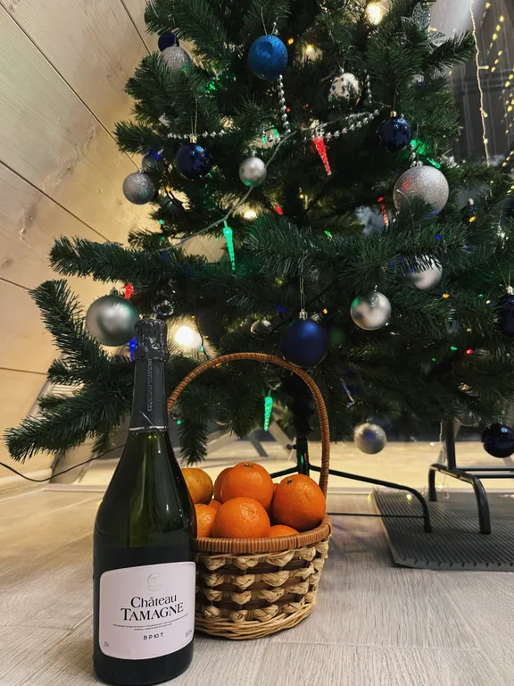 Домик в шалаше в деревне