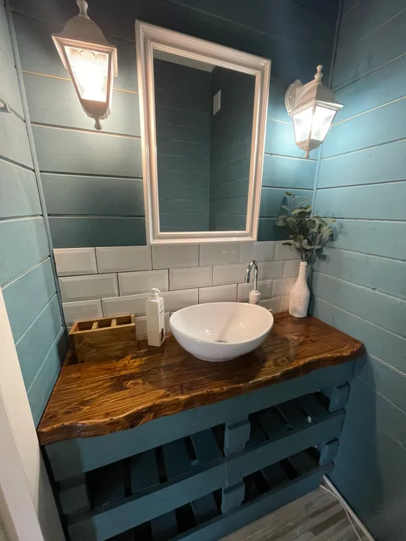 Дом с баней на дровах