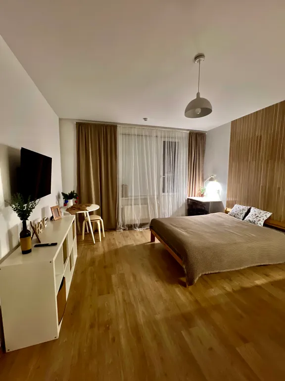 Квартира Уютная студия на Шувалова — аренда посуточно в Мурино