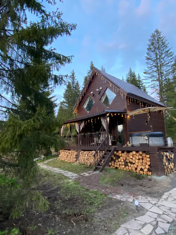 Шале Италия в Таун Хаусе Калинин Двор с ванной с панорамным окном