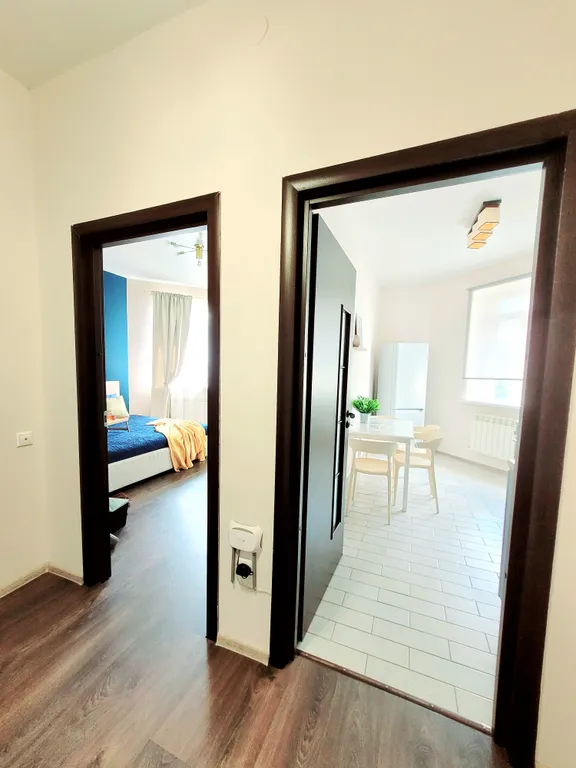 Видовая 1-комнатная квартира в центре рядом с каменным мостом