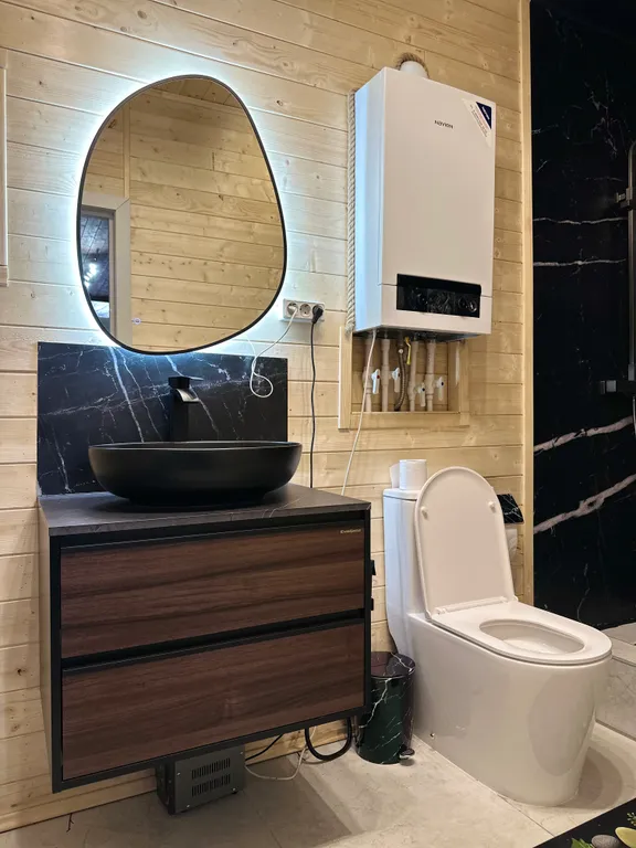 Коттедж - Сердце с видом на горы и лес