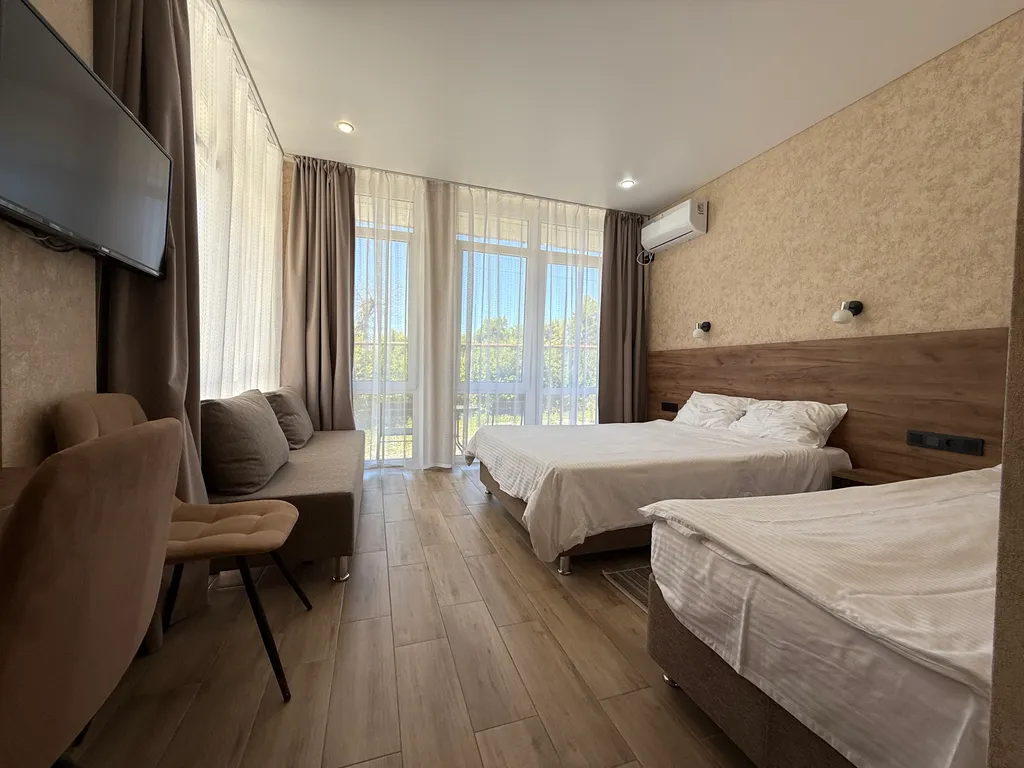 Квартира Квартира Люкс с видом на море в новом коттедже с бассейном — Лазаревское