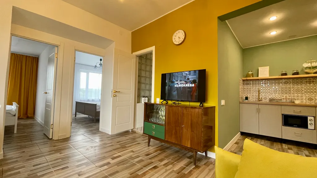 Стильная квартира с мангальной зоной и парковкой