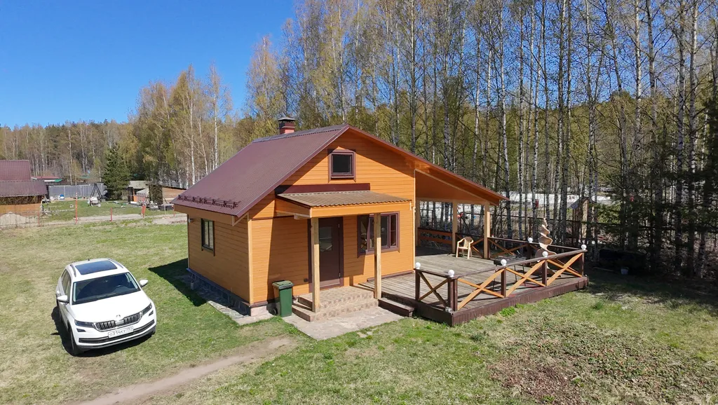 Гостевой дом с просторной крытой террасой