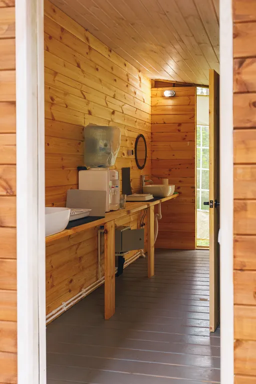 Палатка лесной домик на базе отдыха Белка