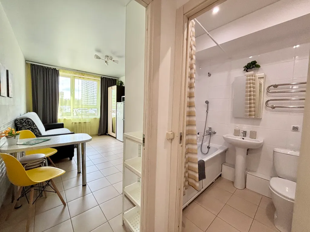 Евродвушка у аквапарка в прекрасном тихом районе (до 5 гостей)