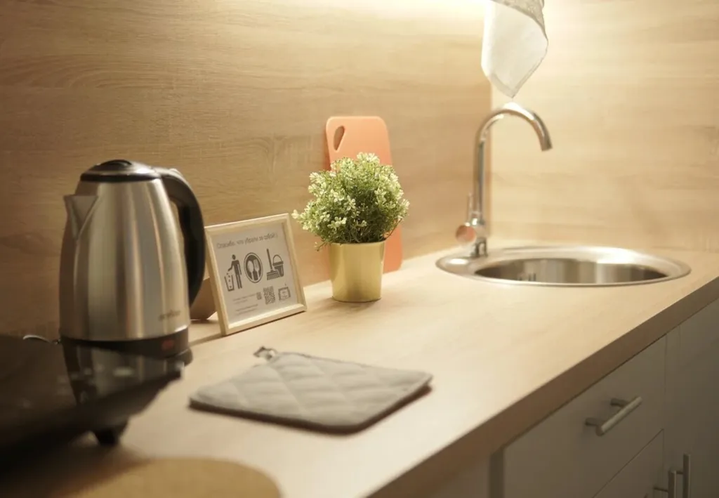 Двухместная студия с удобной кроватью для комфортного проживания