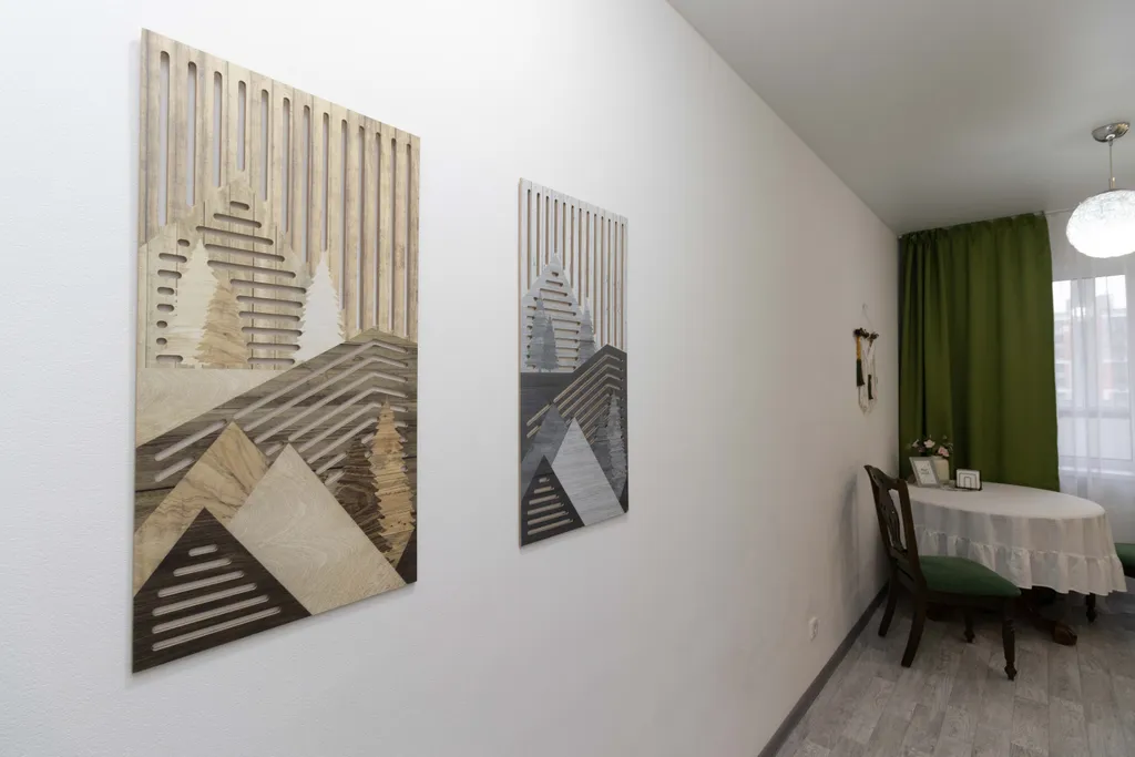 Квартира с жёлтым диваном