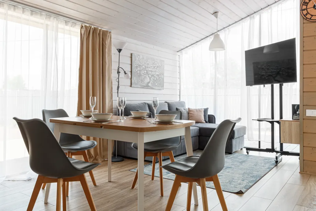 Семейный дом с костровой зоной и баней