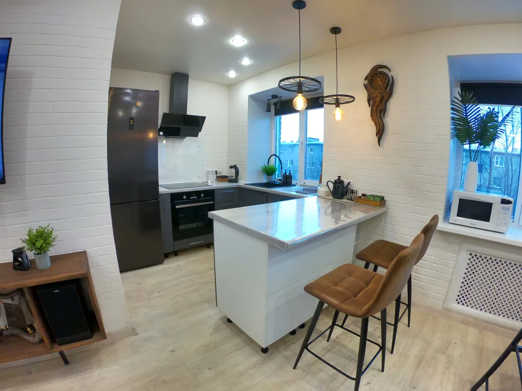 Комфортная современная квартира 7 минут пешком до склона