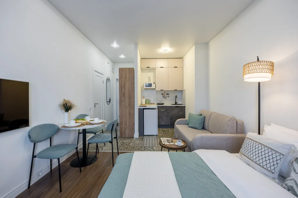 Квартира Квартира Стильная студия в ЖК Прокшино у метро Прокшино — Москва