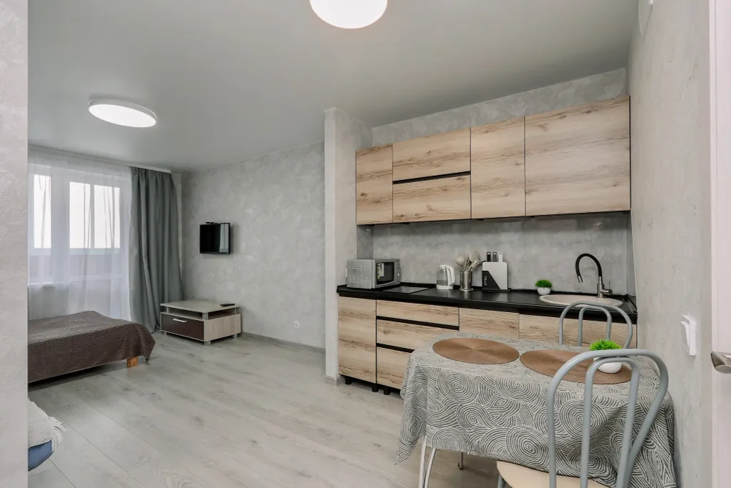 Уютная квартира - студия закрытый двор