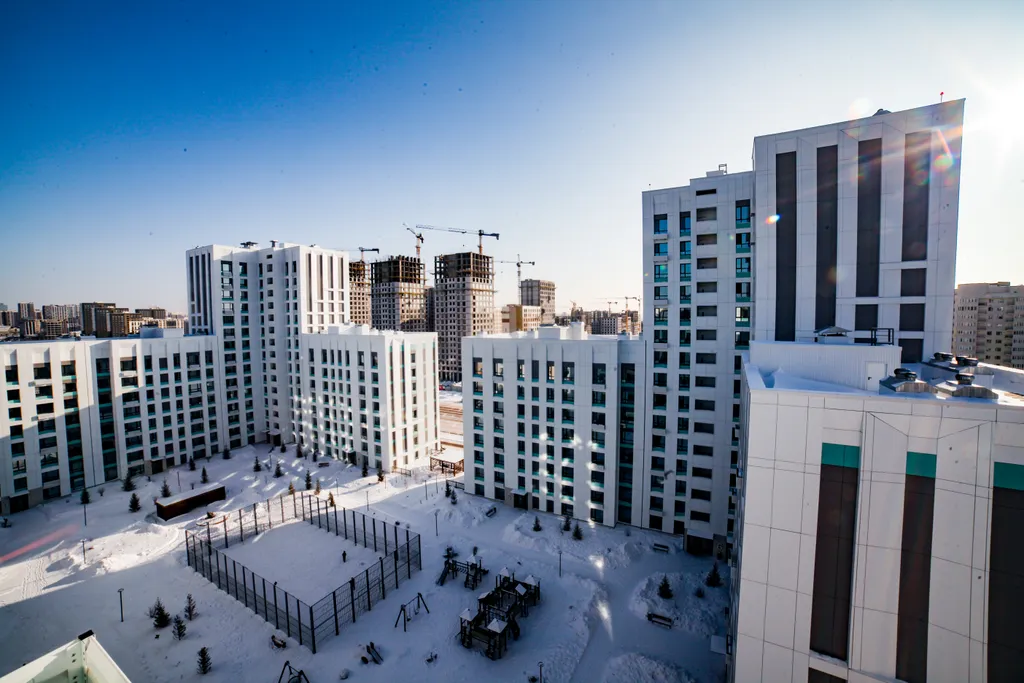 Рядом с Хан шатыр, зеленый квартал центр города Астана, ЖК Freedom