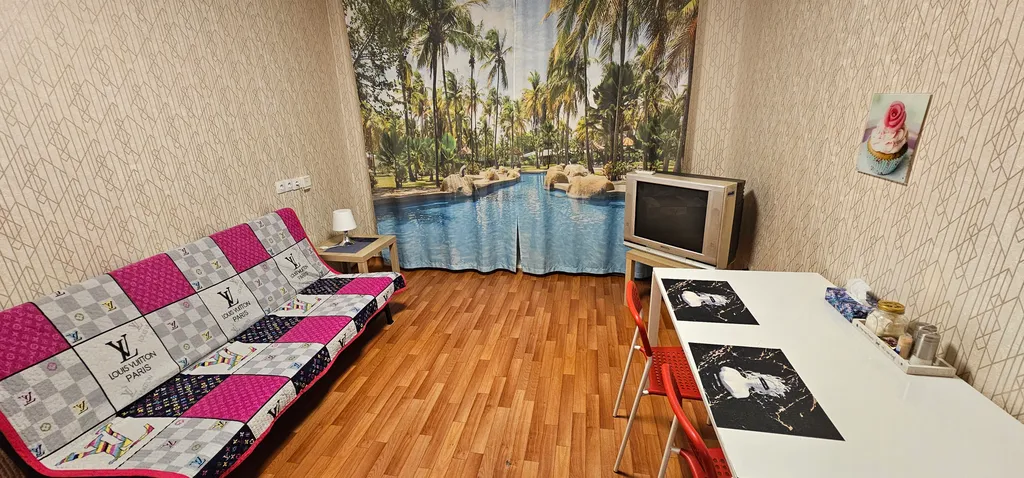 Уютная квартира с кухней студией