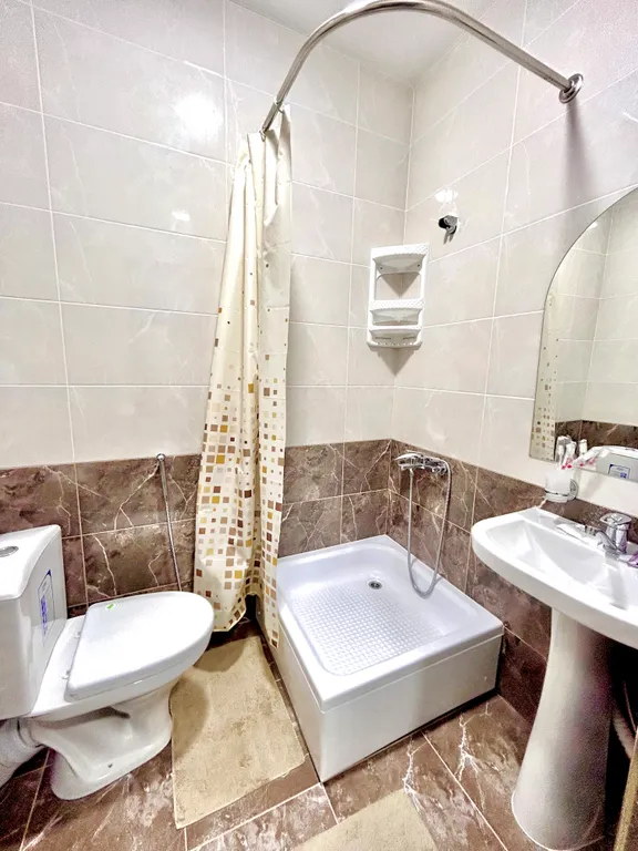 Трехместный номер с красивым видом на горы