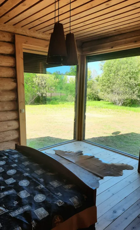 Уютный домик на берегу озера Себеж