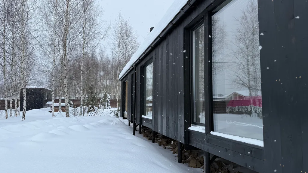 Большой новый дом с сауной и камином в элитном поселке