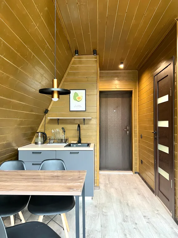 Уютный романтический домик А-фрейм