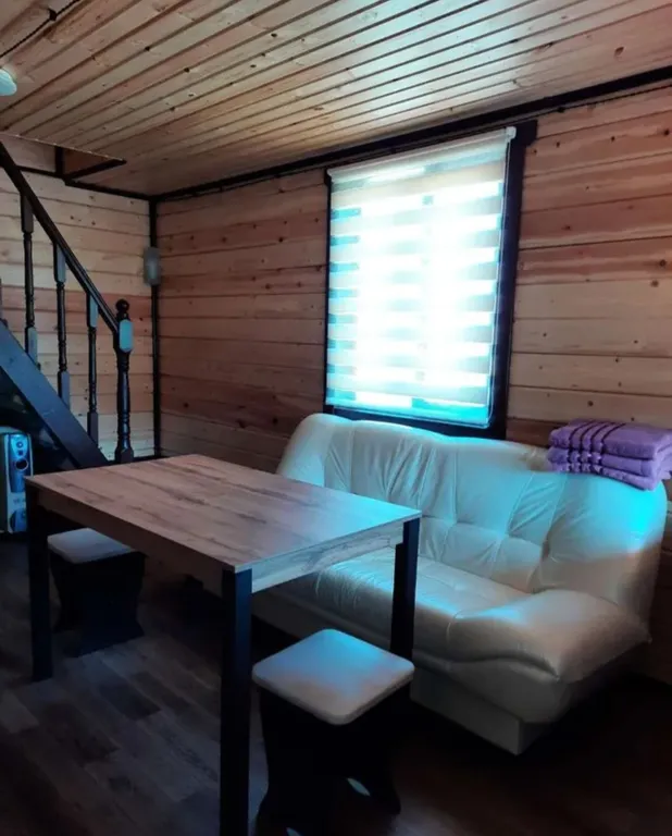 Дом-баня с видом на лес