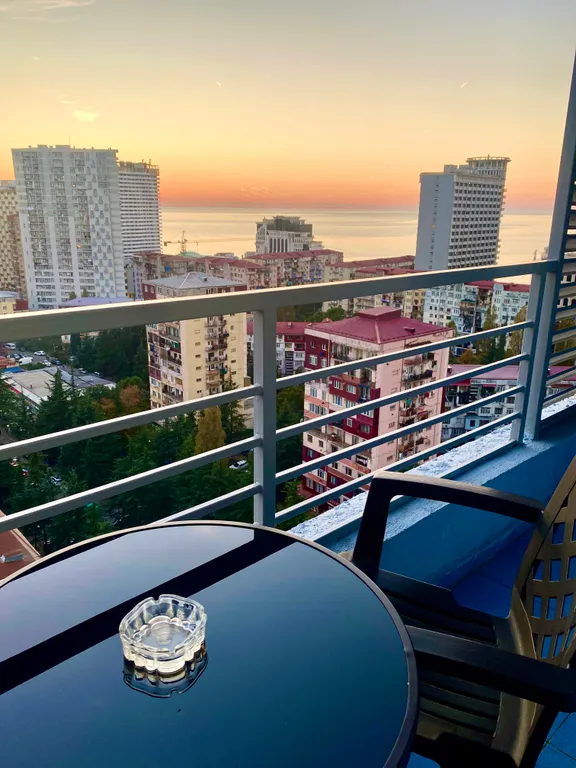 Евро-двухкомнатная квартира у моря для наслаждения видом и комфортом