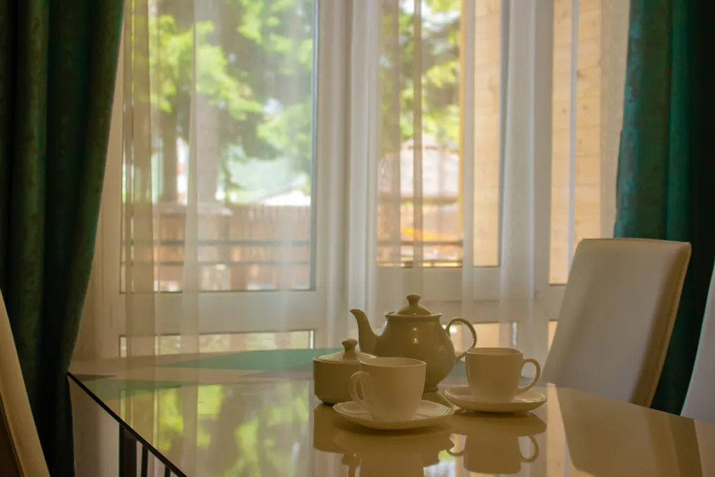 Шале около гор Кавказа