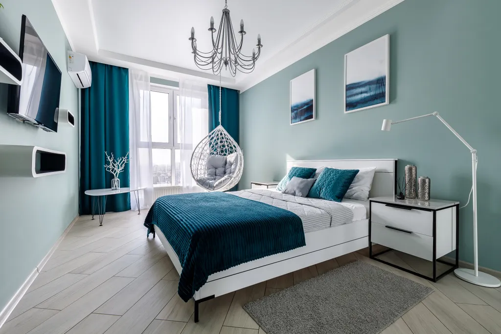 Квартира Квартира с качелей-коконом и видом на город с 23 этажа — Краснодар