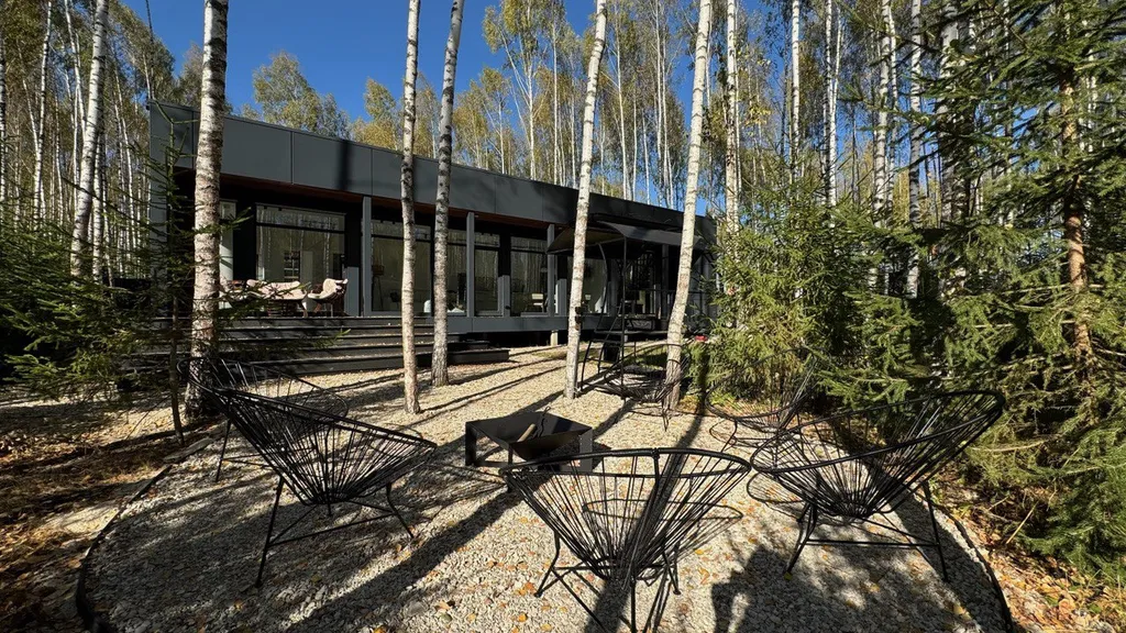 Коттедж Панорамный дом в окружении леса с сауной и чаном — Семеновское