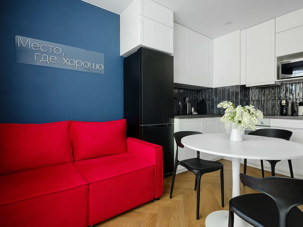 Дизайнерская квартира Блюз в Зеленогорске