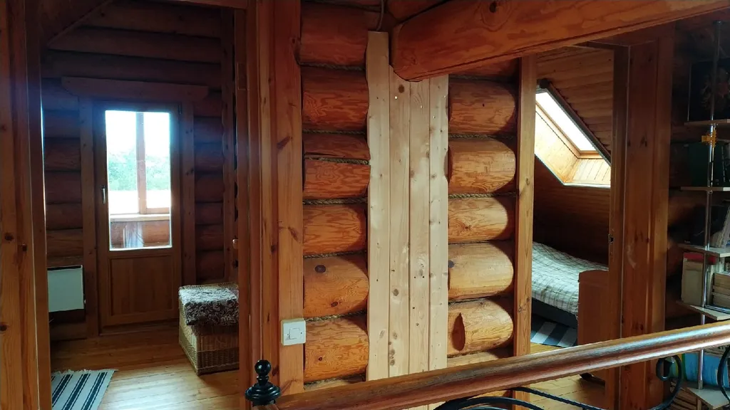 Уютный дом с камином в Карелии