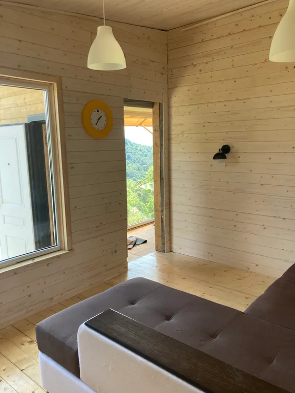 Шале в горах с бассеином и баней