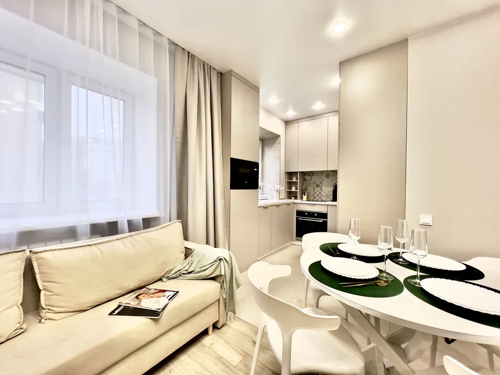 Апартаменты на Тюменском Арбате с видом на Бульвар Дзержинского