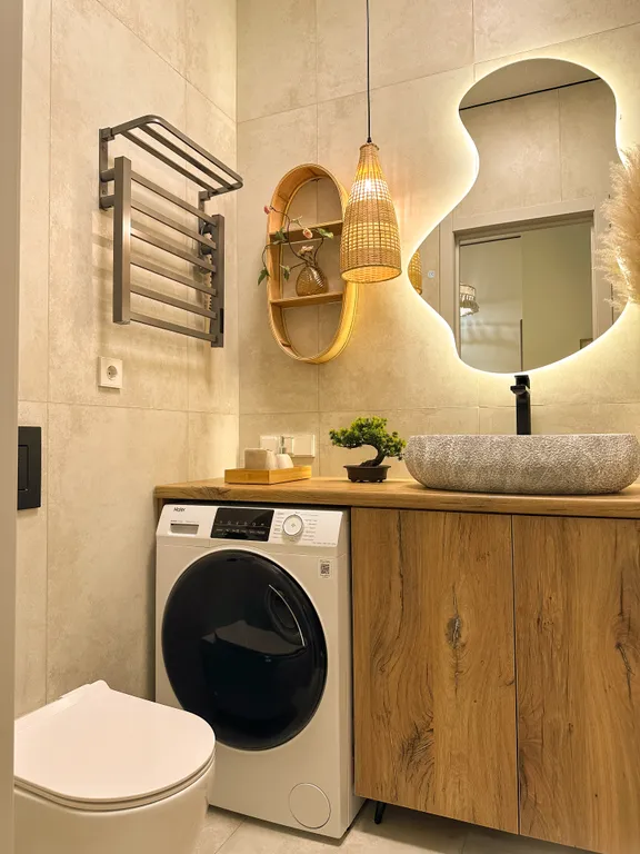 Квартира Japandi in Meridian — Алматы