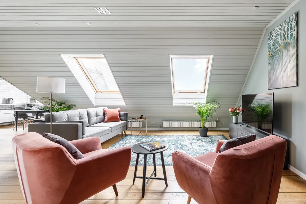 Квартира Квартира Мансарда с видом на город — Санкт-Петербург